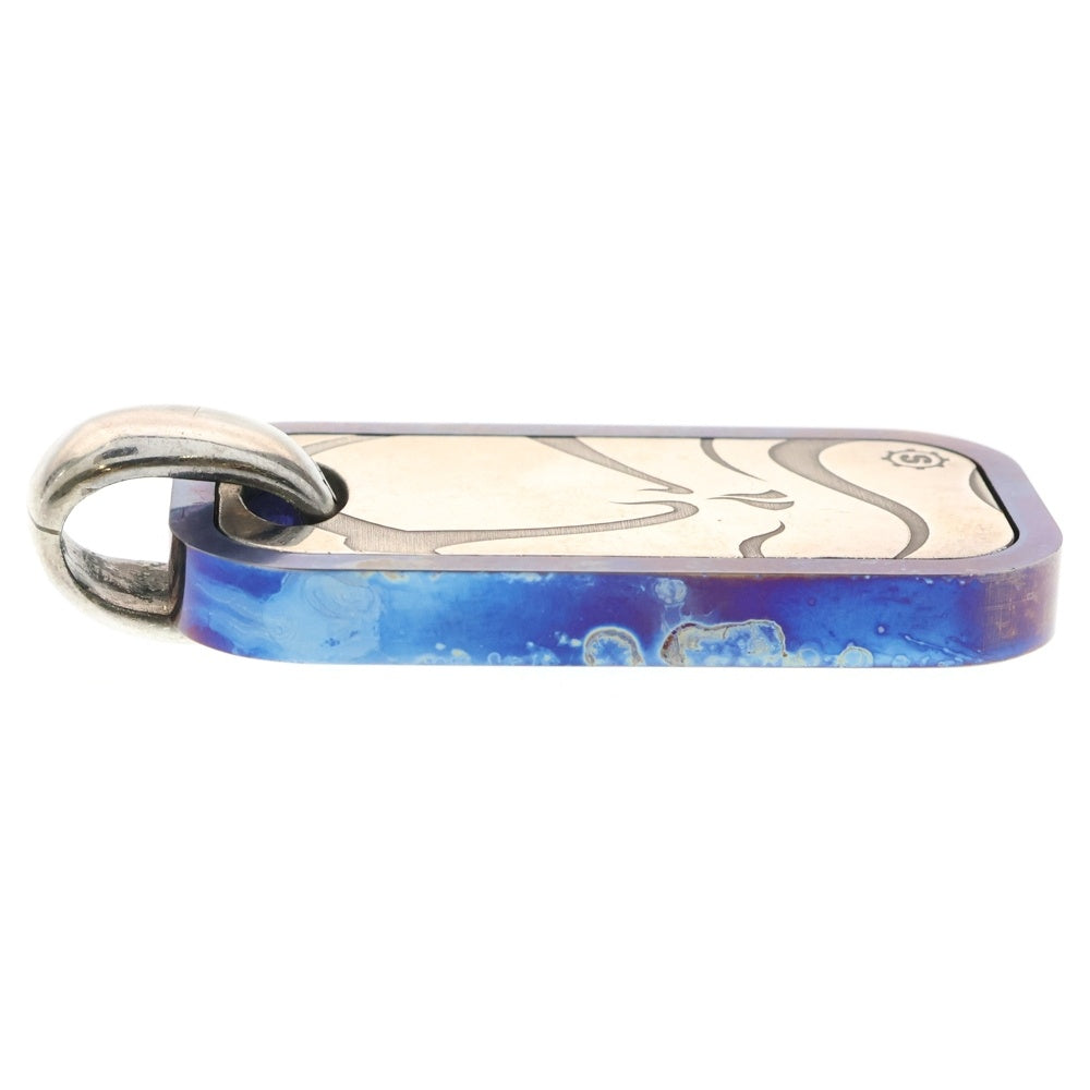 STARLINGEAR(スターリンギア) 125個限定 ブルーチタン チタニウムドックタグ シルバー 11/125