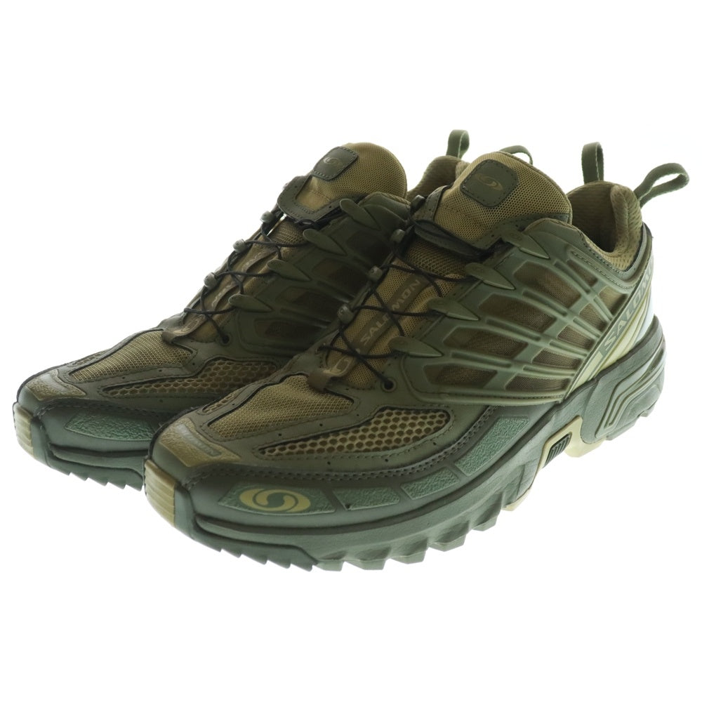 SALOMON(サロモン) ACS Pro advanced Olive green アドバンスド オリーブグリーン ローカットスニーカー US10/28cm 471323