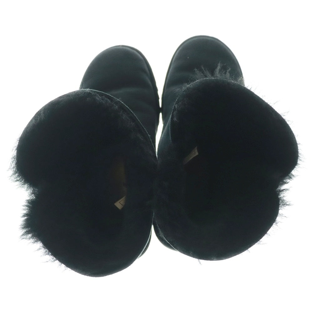 UGG(アグ) BAILEY BUTTON BLING スワロフスキー アグ ベイリーボタン ブリング ショート ムートンブーツ ブラック レディース 3349
