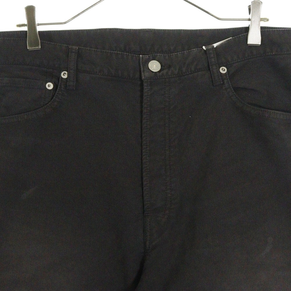 VISVIM(ヴィスヴィム) 25SS FLUXUS 01 EX WIDE G. CORDS フルクサス ワイドコーデュロイパンツ ブラック 0125105008001