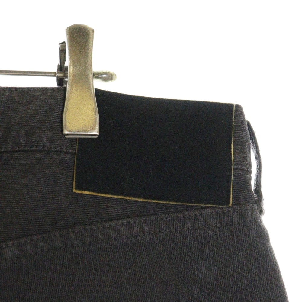 VISVIM(ヴィスヴィム) 25SS FLUXUS 01 EX WIDE G. CORDS フルクサス ワイドコーデュロイパンツ ブラック 0125105008001