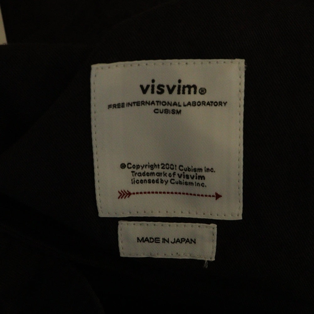 VISVIM(ヴィスヴィム) 25SS FLUXUS 01 EX WIDE G. CORDS フルクサス ワイドコーデュロイパンツ ブラック 0125105008001