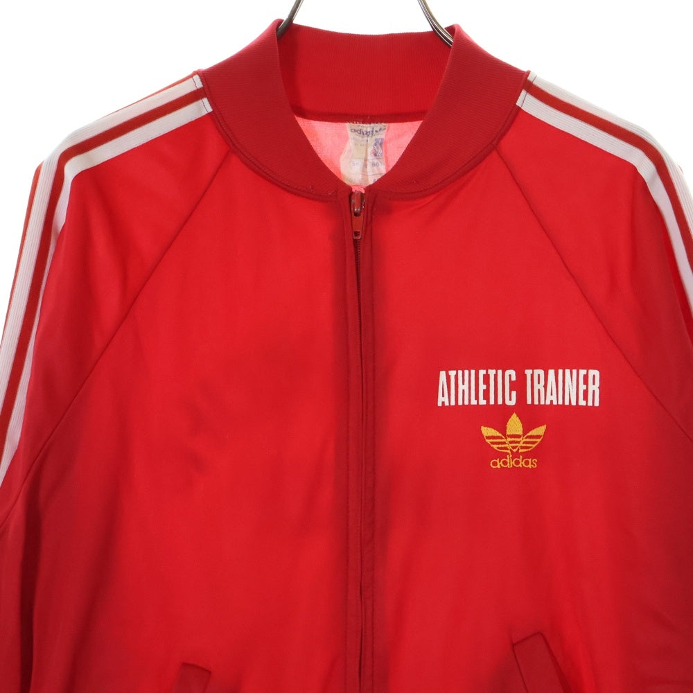 adidas(アディダス) 70S VINTAGE ATP VENTEX社製 サイドライン バックプリント ヴィンテージトラックジャケット ジャージ レッド