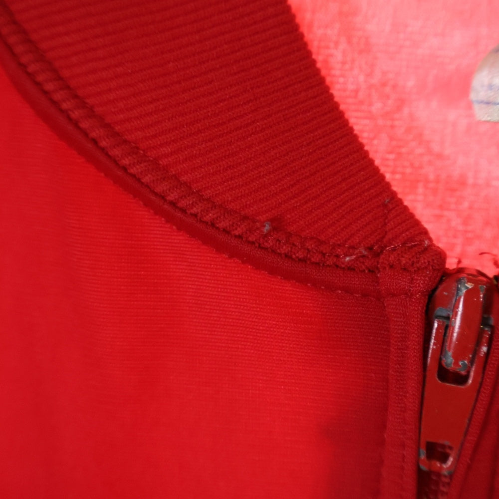 adidas(アディダス) 70S VINTAGE ATP VENTEX社製 サイドライン バックプリント ヴィンテージトラックジャケット ジャージ レッド