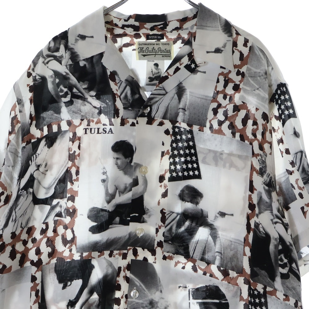 WACKO MARIA(ワコマリア) × LARRY CLARK ×STIELO TULSA S/S HAWAIIAN SHIRT ラリークラーク スティーロ タルサ ハワイアンシャツ レオパード アロハ