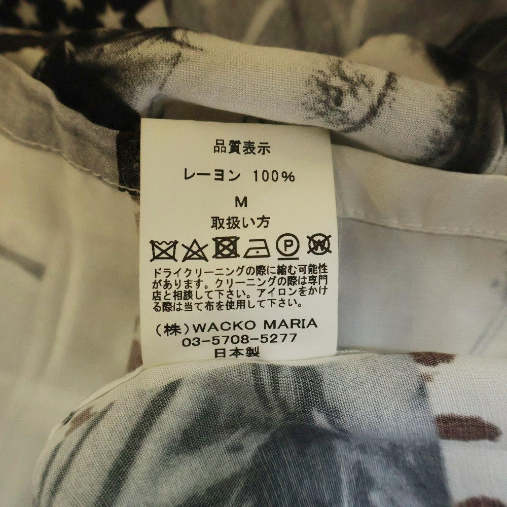 WACKO MARIA(ワコマリア) × LARRY CLARK ×STIELO TULSA S/S HAWAIIAN SHIRT ラリークラーク スティーロ タルサ ハワイアンシャツ レオパード アロハ