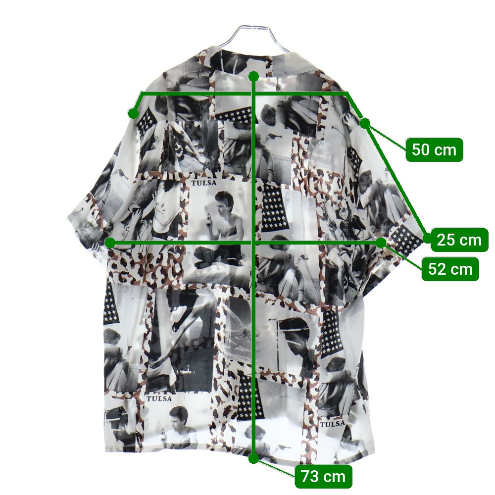 WACKO MARIA(ワコマリア) × LARRY CLARK ×STIELO TULSA S/S HAWAIIAN SHIRT ラリークラーク スティーロ タルサ ハワイアンシャツ レオパード アロハ
