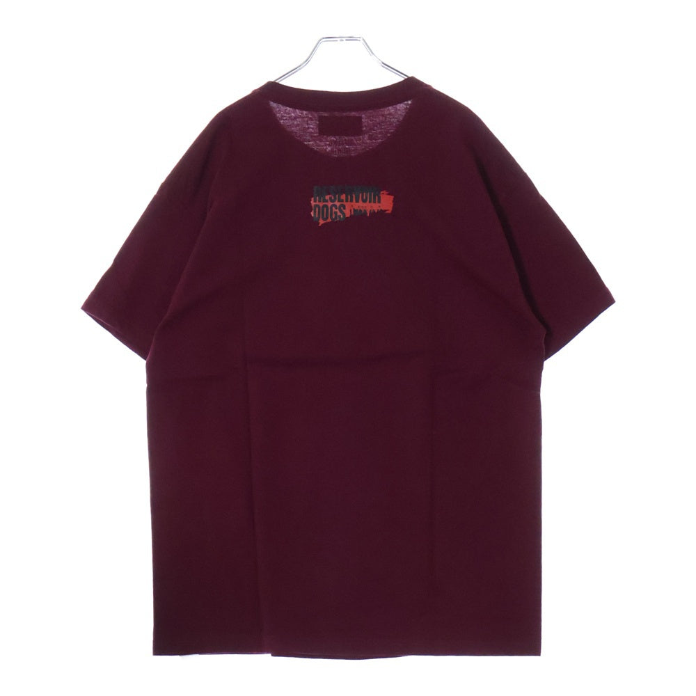 WACKO MARIA(ワコマリア) RESERVOIR DOGS / CREW NECK T-SHIRT レザボアドッグス クルーネックTシャツ バーガンディ