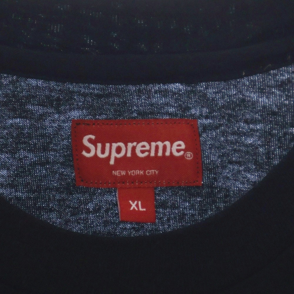SUPREME(シュプリーム) 22AW Intarsia S/S Top インターシャ クルーネック半袖Tシャツ カットソー ブラック/ホワイト