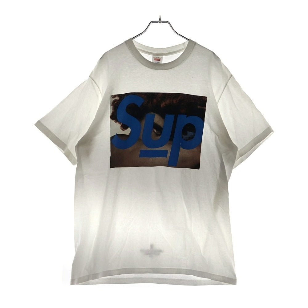 SUPREME(シュプリーム) 23SS × UNDERCOVER Face Tee アンダーカバー フェイス グラフィックプリント クルーネック半袖Tシャツ カットソー ホワイト
