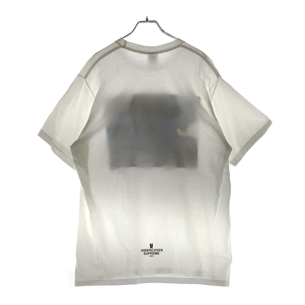 SUPREME(シュプリーム) 23SS × UNDERCOVER Face Tee アンダーカバー フェイス グラフィックプリント クルーネック半袖Tシャツ カットソー ホワイト