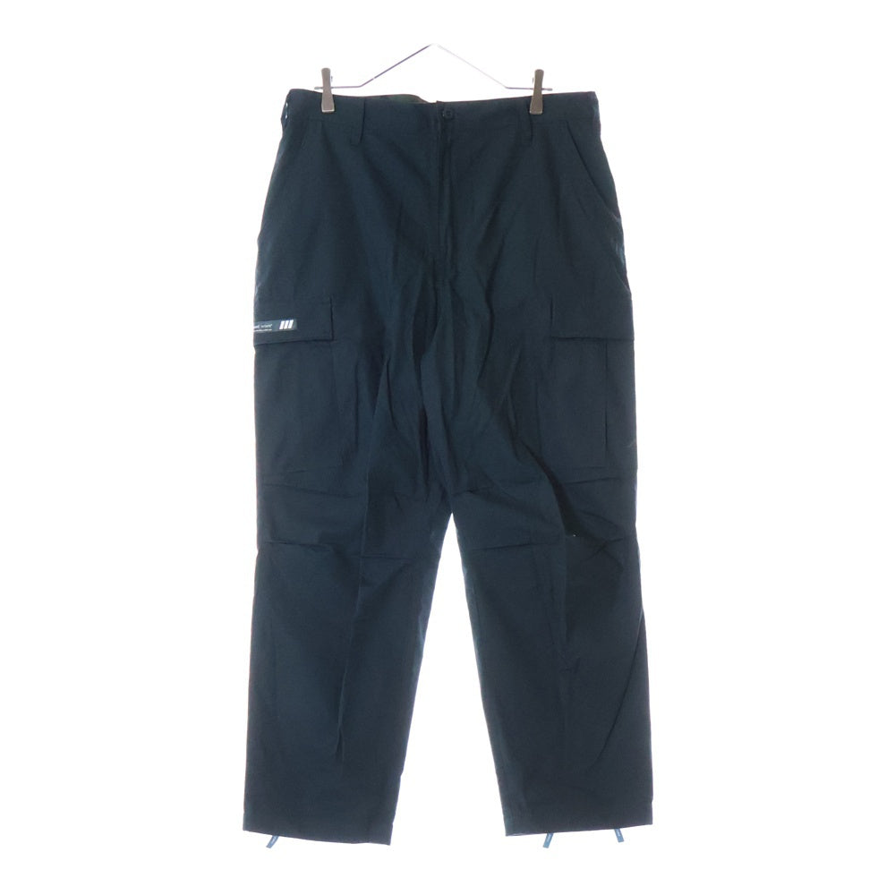 WTAPS(ダブルタップス) 24SS TROUSERS COTTON RIPSTOP IDENTITY リップストップ アイデンティティー ミリタリー カーゴパンツ ネイビー 241WVDT-PTM01