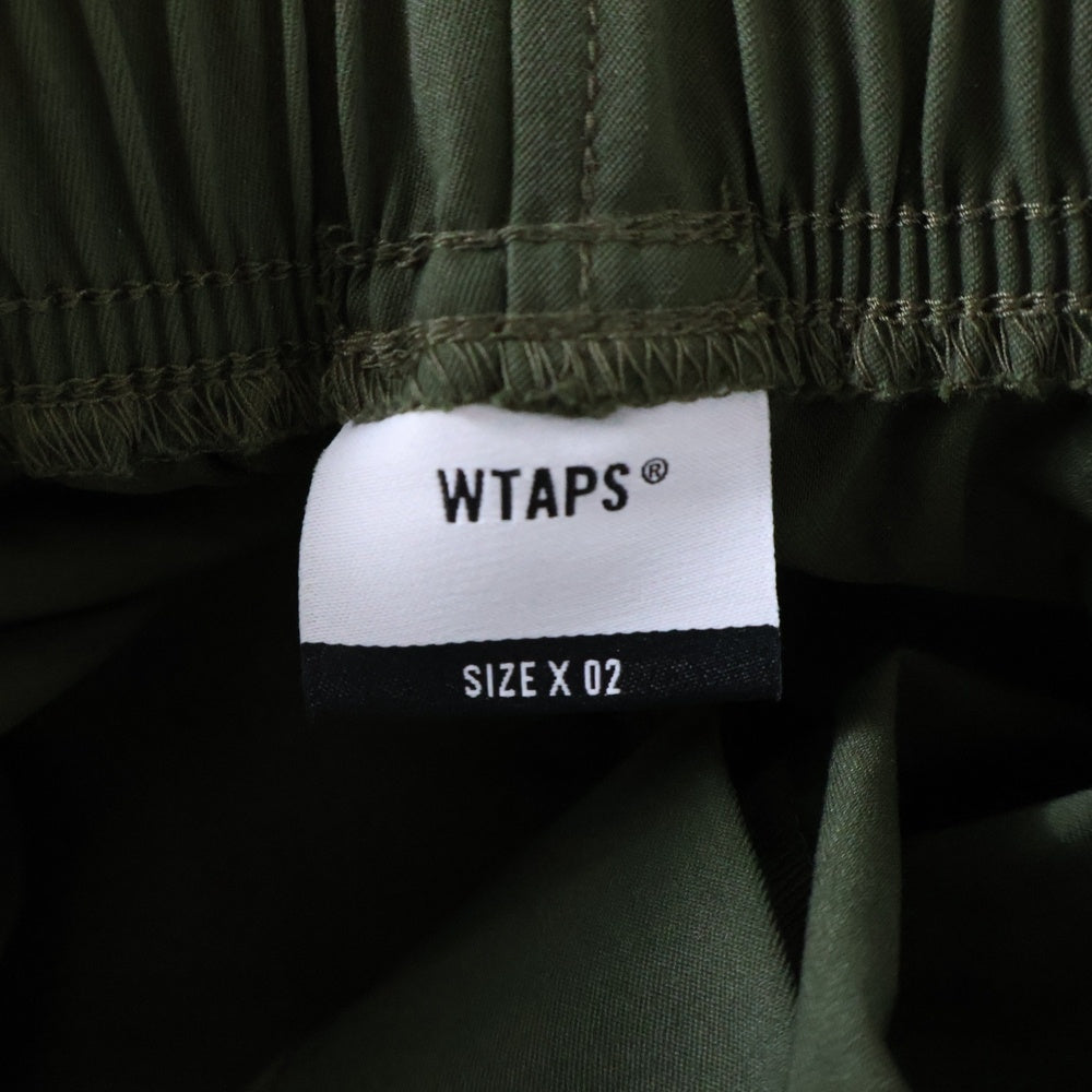 WTAPS(ダブルタップス) 23SS SEAGULL 01 TROUSERS POLY シーガル ポリツイル トラウザー イージーパンツ カーキ 231BRDT-PTM03