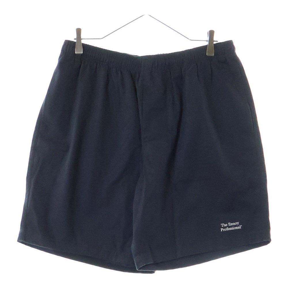 The Ennoy Professional(エンノイプロフェッショナル) 22SS Cotton Easy Short Pant コットン イージーショーツ ハーフパンツ ネイビー SS22BRENPT01LV