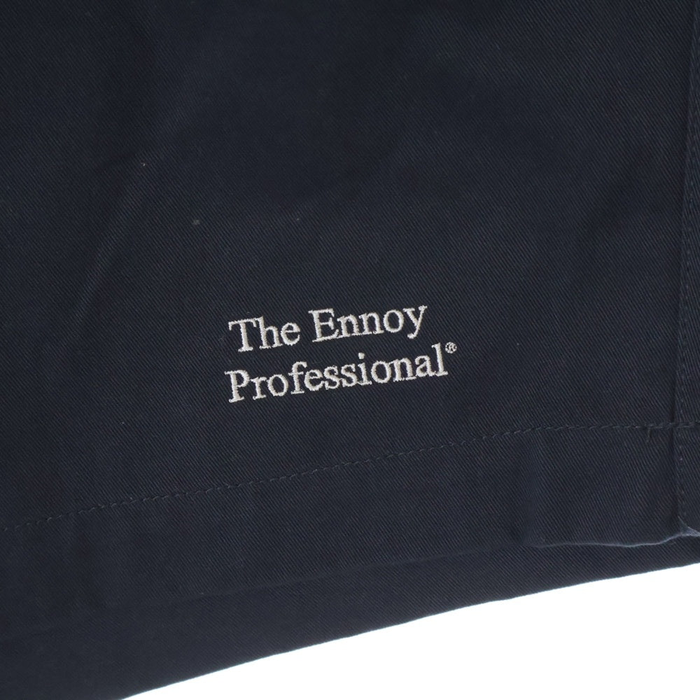 The Ennoy Professional(エンノイプロフェッショナル) 22SS Cotton Easy Short Pant コットン イージーショーツ ハーフパンツ ネイビー SS22BRENPT01LV