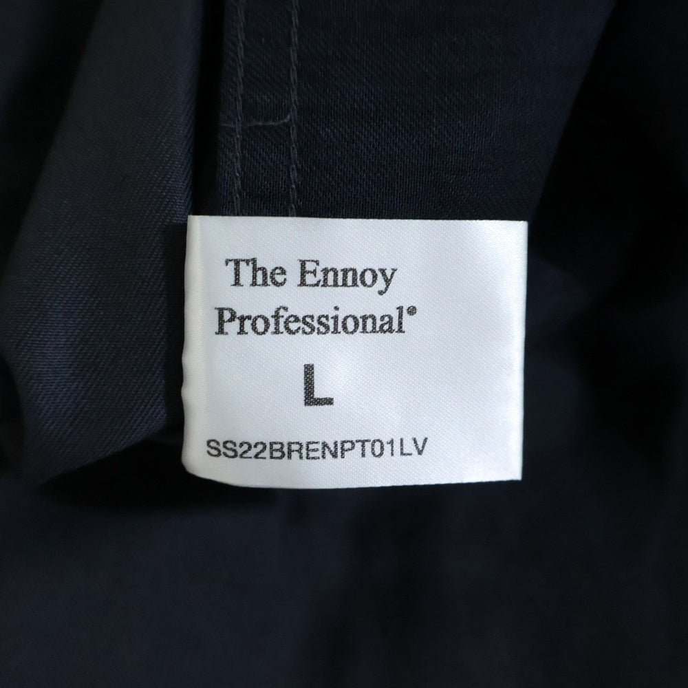 The Ennoy Professional(エンノイプロフェッショナル) 22SS Cotton Easy Short Pant コットン イージーショーツ ハーフパンツ ネイビー SS22BRENPT01LV