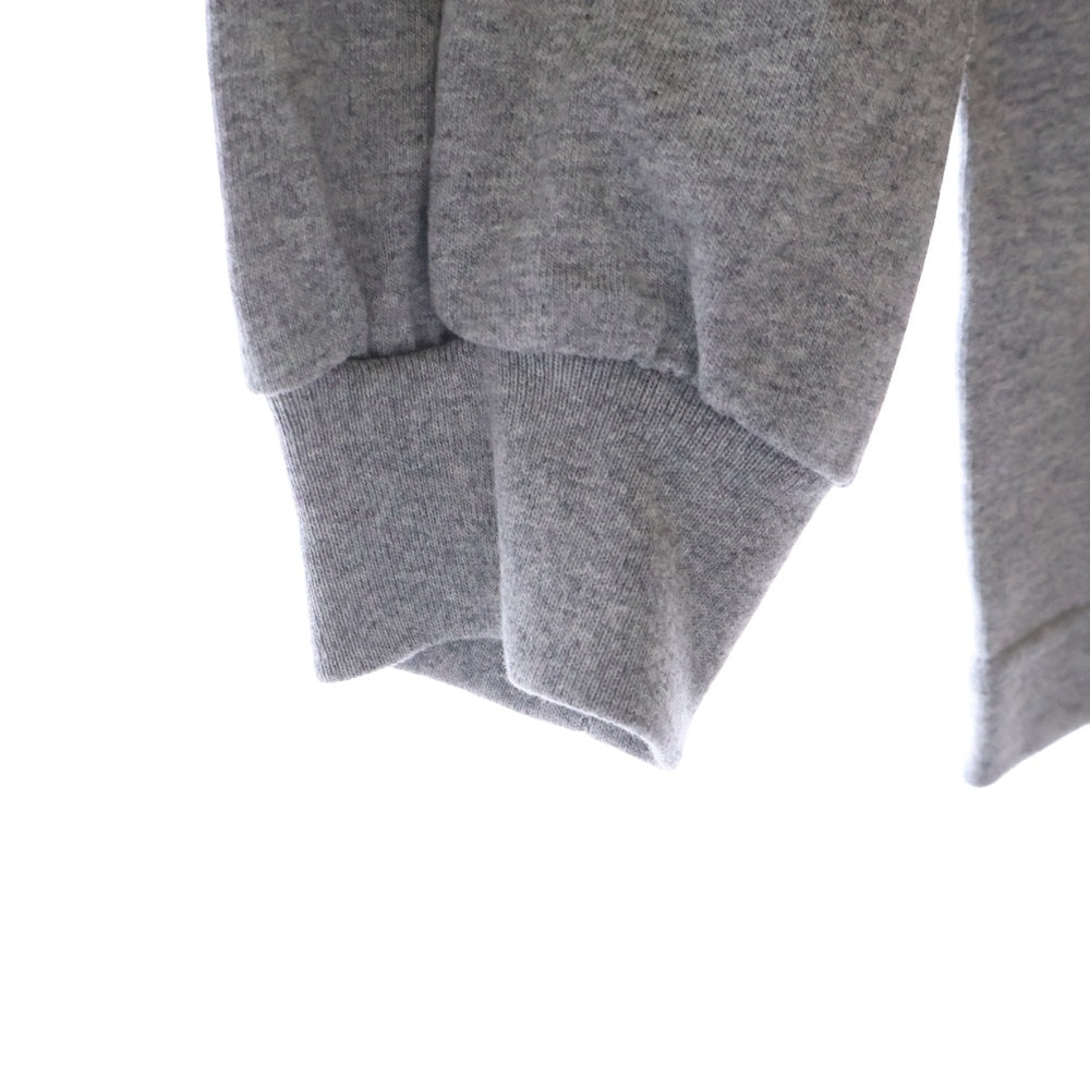 WTAPS(ダブルタップス) 23SS VISUAL UPARMORED LS COTTON ロゴプリント クルーネック長袖Tシャツ カットソー グレー