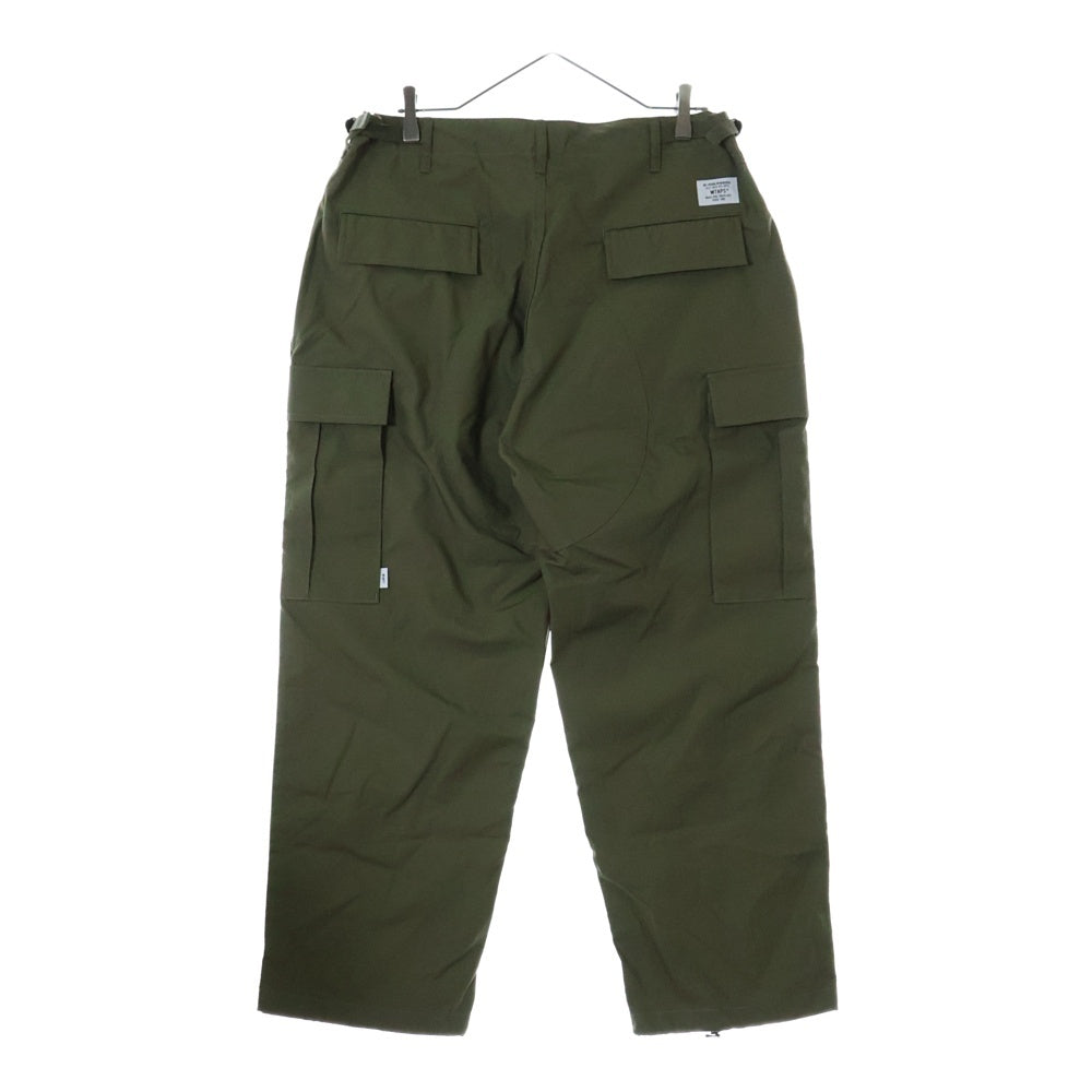 WTAPS(ダブルタップス) 23SS TROUSERS COTTON RIPSTOP リップストップ コットン トラウザー カーゴパンツ カーキ 231WVDT-PTM04