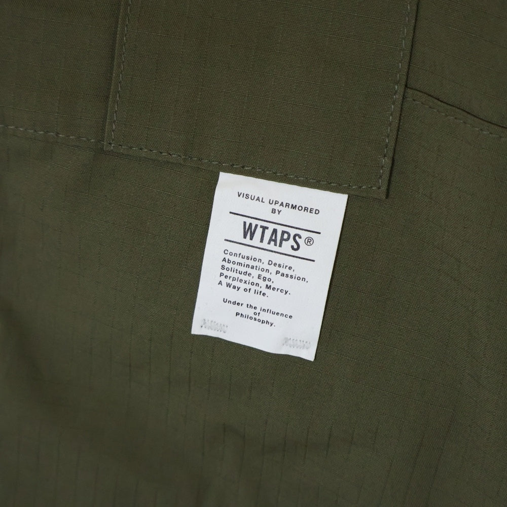 WTAPS(ダブルタップス) 23SS TROUSERS COTTON RIPSTOP リップストップ コットン トラウザー カーゴパンツ カーキ 231WVDT-PTM04