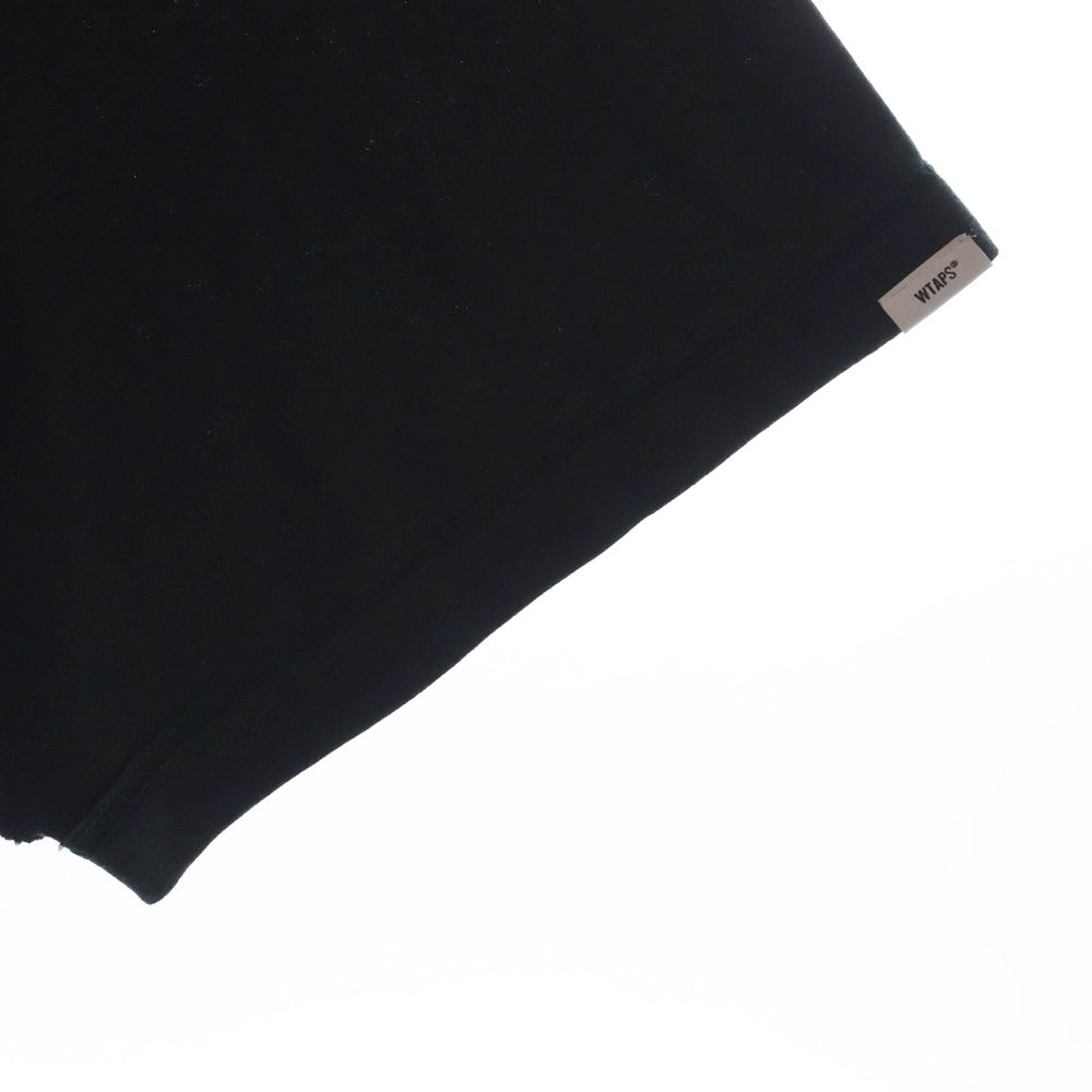 WTAPS(ダブルタップス) 22SS CROSS SS COTTON バッククロスプリント コットン クルーネック半袖Tシャツ カットソー チャコール 221ATDT-CSM15