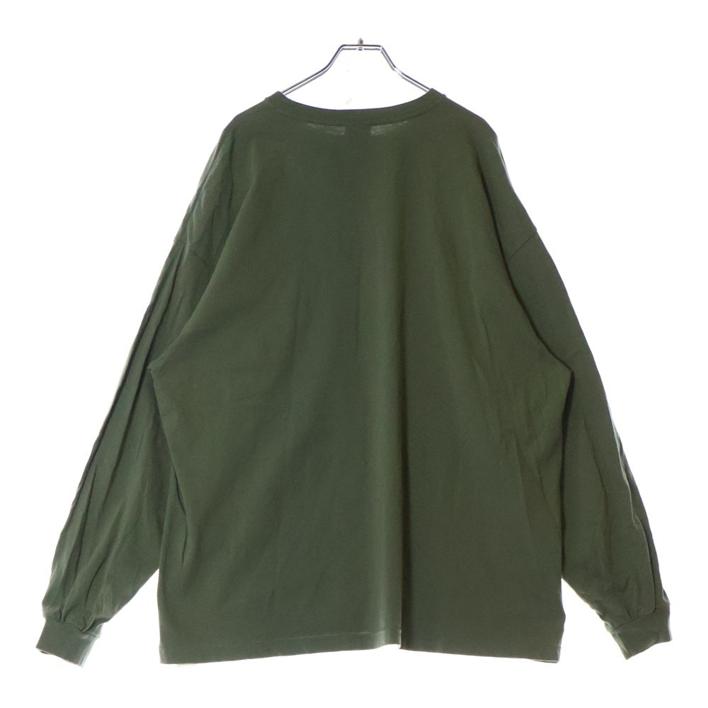 WTAPS(ダブルタップス) 21SS MOON&STAR LS COTTON ムーンアンドスター グラフィックプリント コットン クルーネック長袖Tシャツ カットソー カーキ 21ATDT-LTM02S