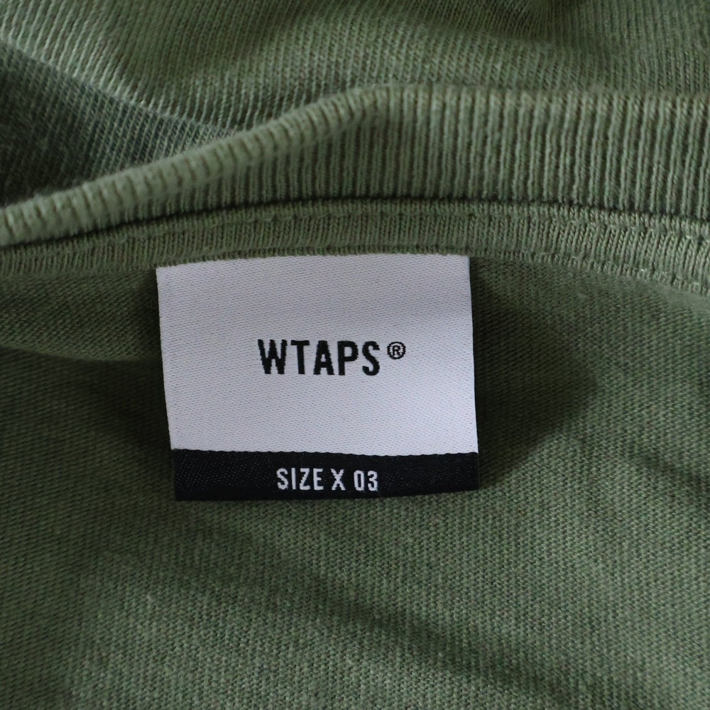 WTAPS(ダブルタップス) 21SS MOON&STAR LS COTTON ムーンアンドスター グラフィックプリント コットン クルーネック長袖Tシャツ カットソー カーキ 21ATDT-LTM02S