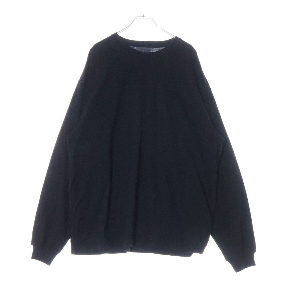 WTAPS(ダブルタップス) 22SS × UNDERCOVER GIG LS COTTON アンダーカバー ギグ コットン クルーネック長袖Tシャツ カットソー ブラック 221ATUCD-CSM02S