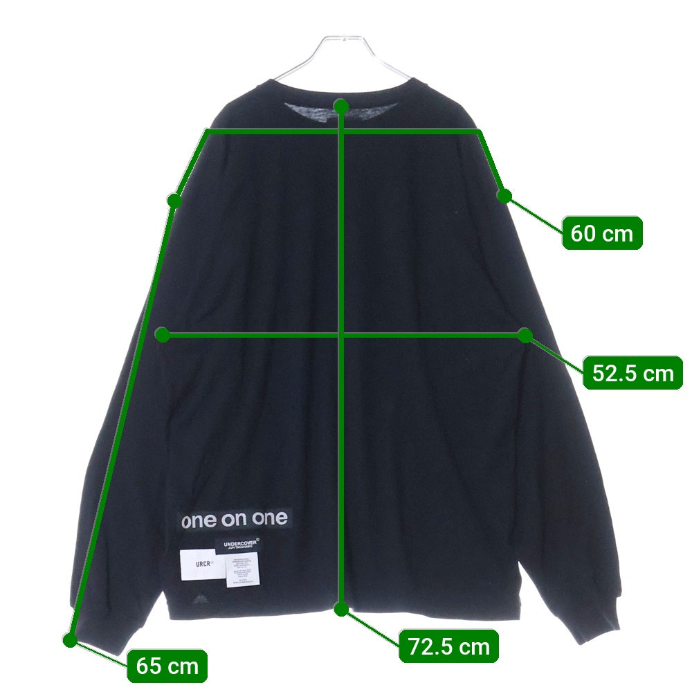 WTAPS(ダブルタップス) 22SS × UNDERCOVER GIG LS COTTON アンダーカバー ギグ コットン クルーネック長袖Tシャツ カットソー ブラック 221ATUCD-CSM02S