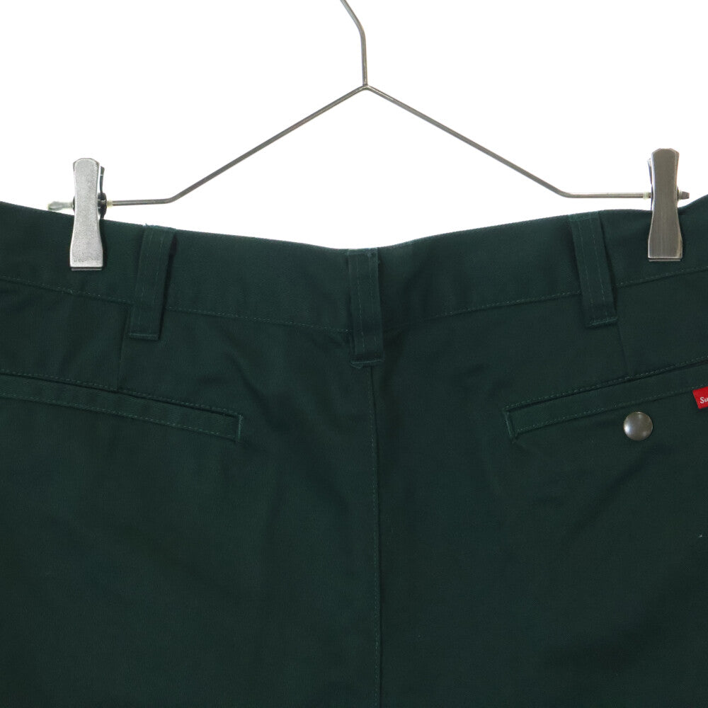 SUPREME(シュプリーム) 19SS Work Short ワークチノ ノータックショーツ ショートパンツ グリーン