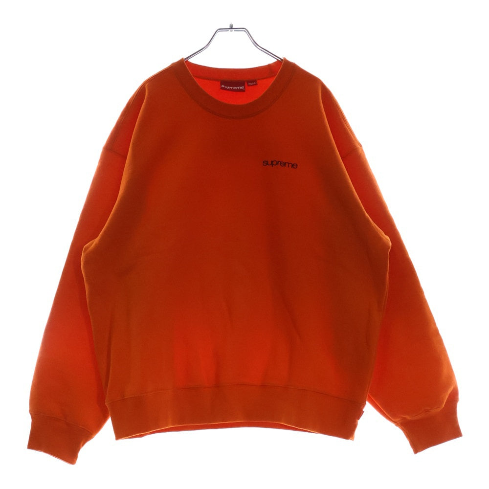 SUPREME(シュプリーム) 23AW NYC Crewneck NYCロゴプリント クルーネックスウェットトレーナー オレンジ