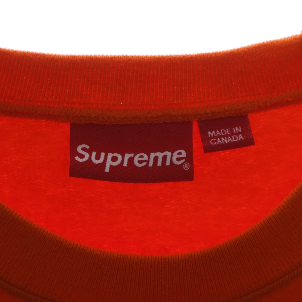 SUPREME(シュプリーム) 23AW NYC Crewneck NYCロゴプリント クルーネックスウェットトレーナー オレンジ