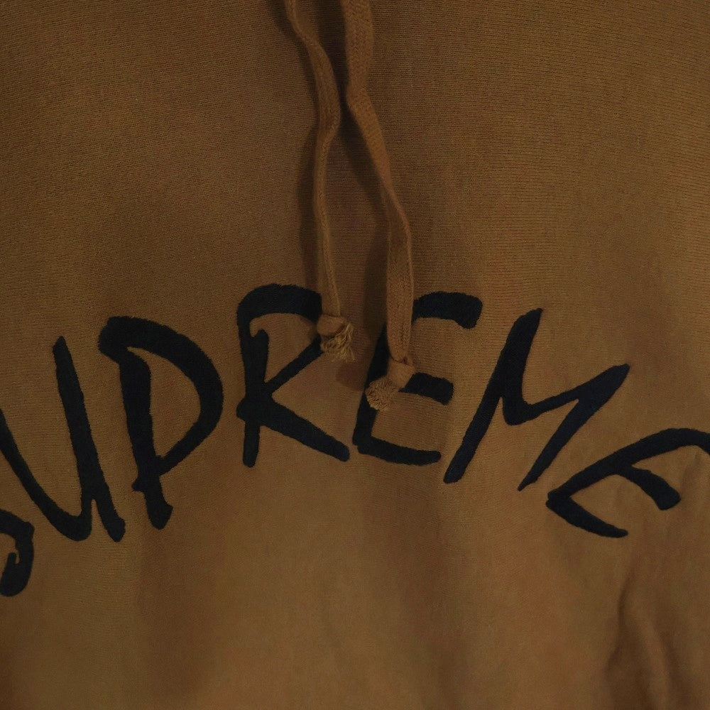 SUPREME(シュプリーム) 21SS FTP Arc Hooded Sweatshirt FTPアーチロゴ刺繍 プルオーバースウェットパーカー フーディ ブラウン