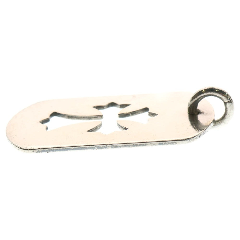 CHROME HEARTS(クロムハーツ) D TAG LRG CO CRS カットアウトクロスドッグタグ ラージ ペンダントトップ シルバー BCA239
