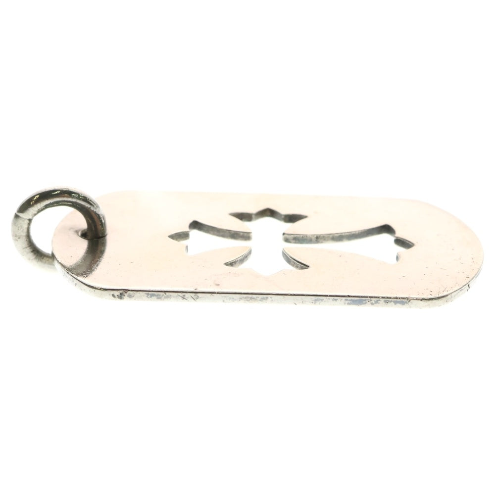 CHROME HEARTS(クロムハーツ) D TAG LRG CO CRS カットアウトクロスドッグタグ ラージ ペンダントトップ シルバー BCA239