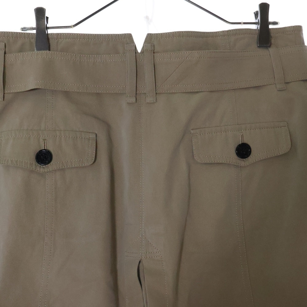 BURBERRY LONDON(バーバリーロンドン) トレンチコートデザイン ベルト付き コットン スカート ベージュ B2S07-300-51
