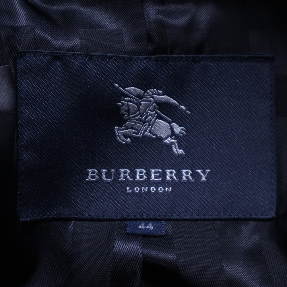 BURBERRY LONDON(バーバリーロンドン) ウールナイロン ファー着脱 ハーフコート ブラック レディース FC132-936-09