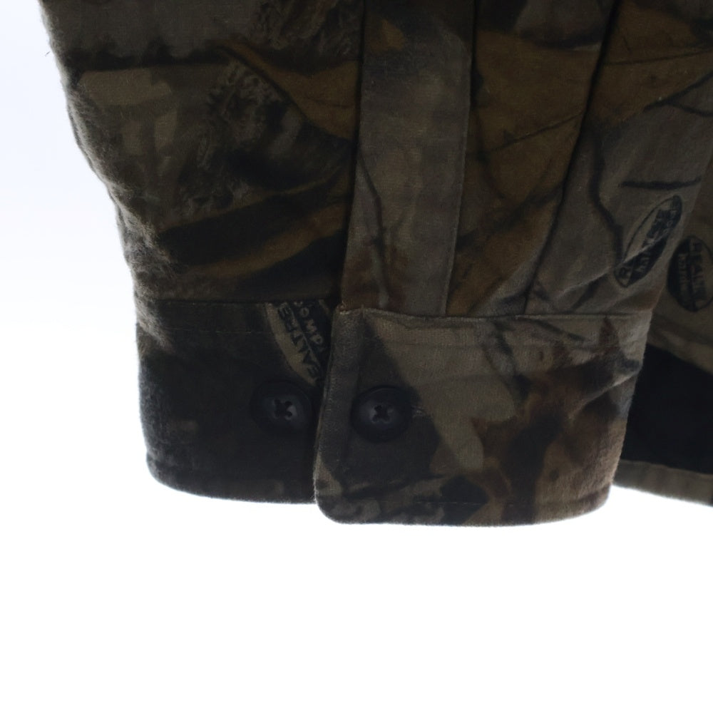 SUPREME(シュプリーム) 25SS Quilted Lined Hooded Flannel Shirt リアルツリー キルテッドライン フード長袖シャツ マルチカラー