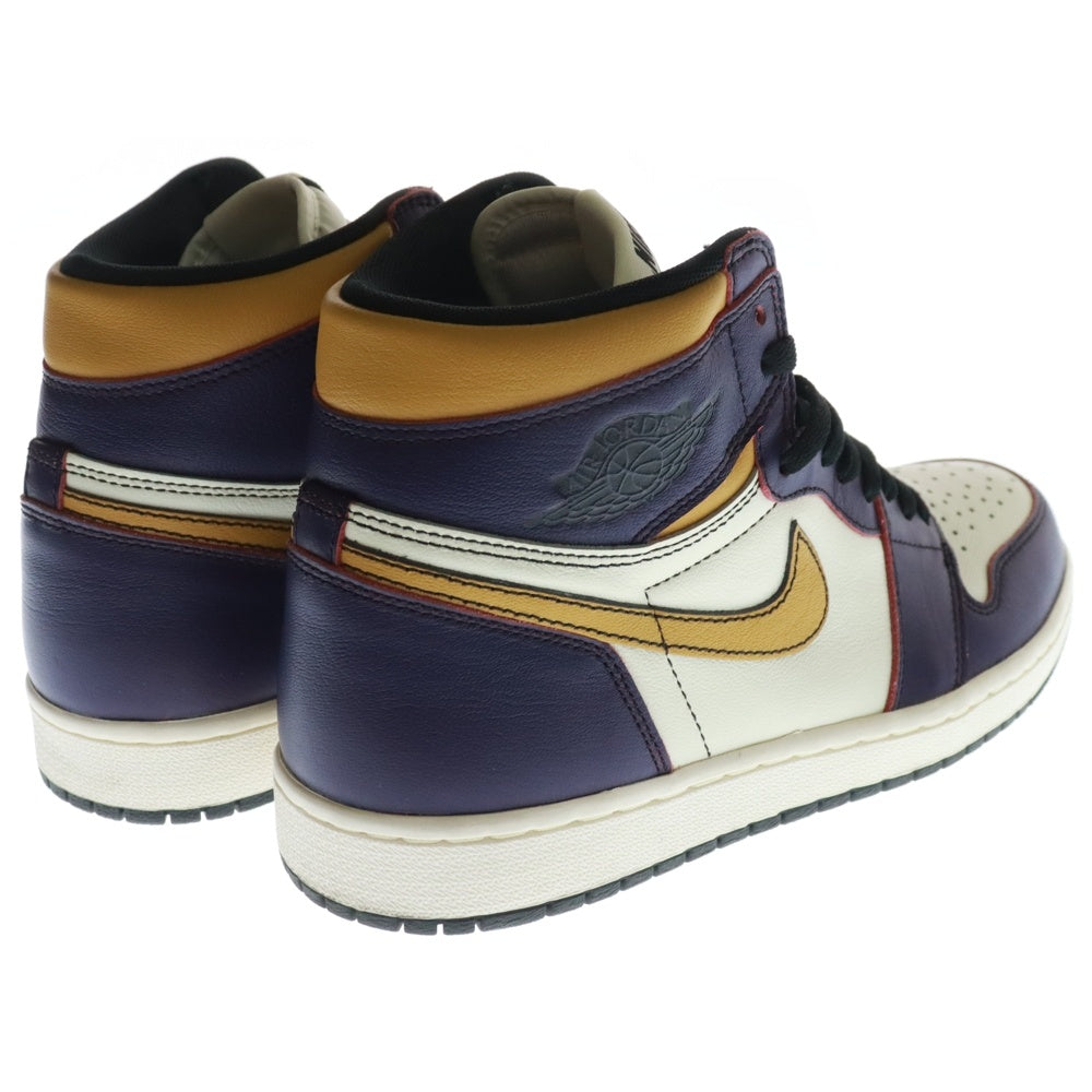 NIKE SB(ナイキエスビー) AIR JORDAN 1 RETRO HIGH OG DEFIANT LAKERS エアジョーダン1 ディフィアント レイカーズ シカゴ ハイカットスニーカー US9.5/27.5cm CD6578-507