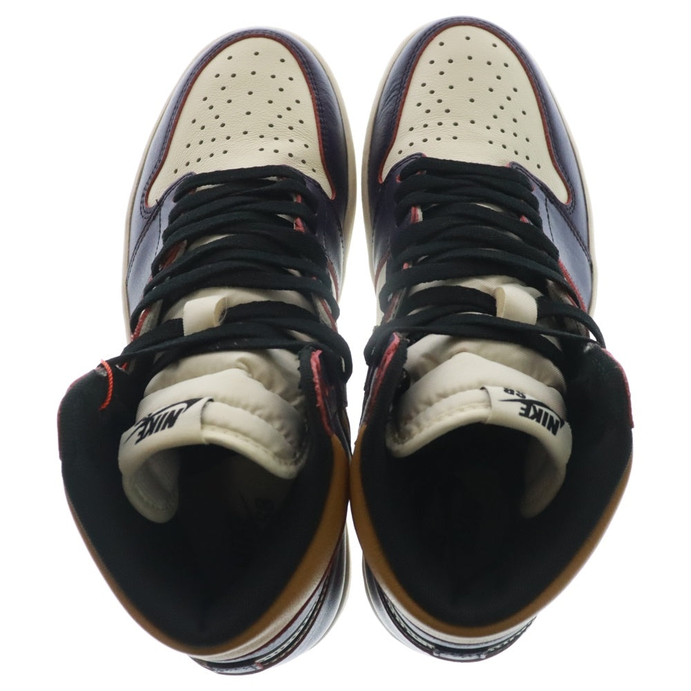 NIKE SB(ナイキエスビー) AIR JORDAN 1 RETRO HIGH OG DEFIANT LAKERS エアジョーダン1 ディフィアント レイカーズ シカゴ ハイカットスニーカー US9.5/27.5cm CD6578-507