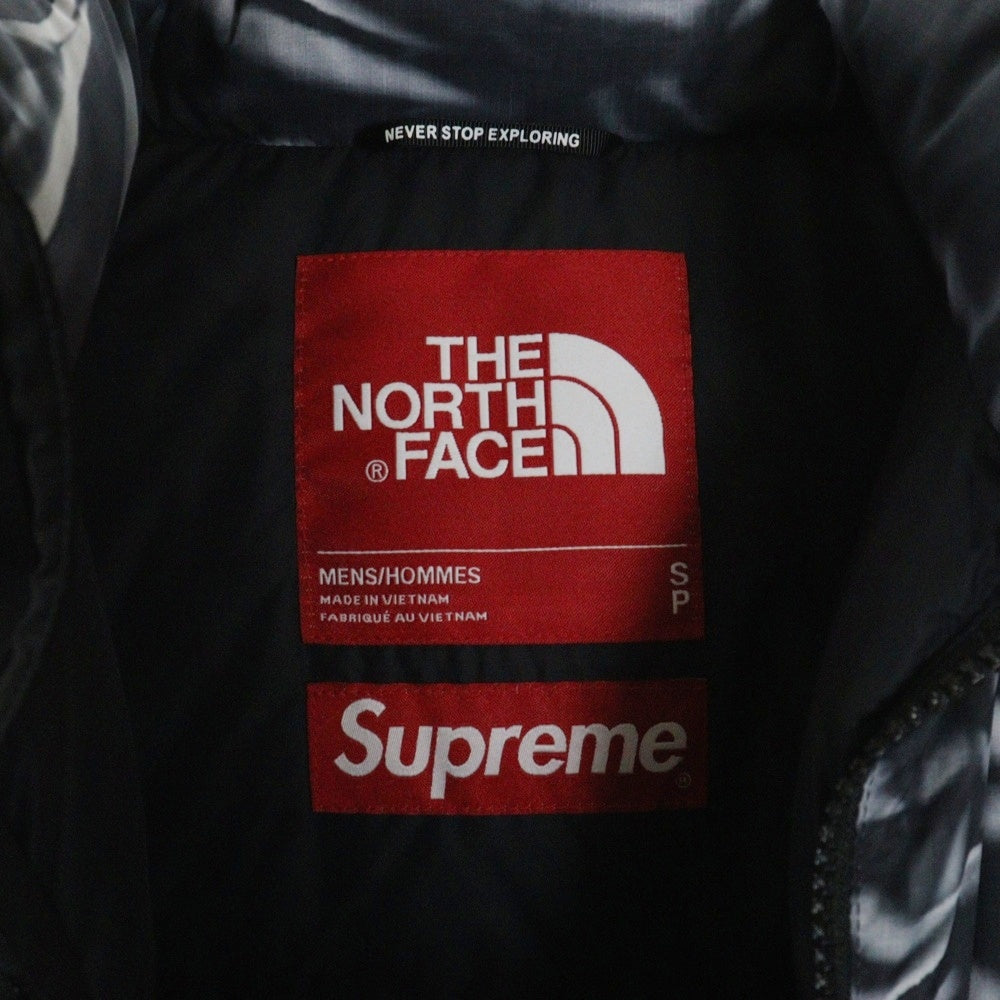 SUPREME(シュプリーム) 23SS ×THE NORTH FACE Printed Nuptse Jacket ノースフェイス プリンテッド ヌプシ ダウンジャケット ブラック ND02300I