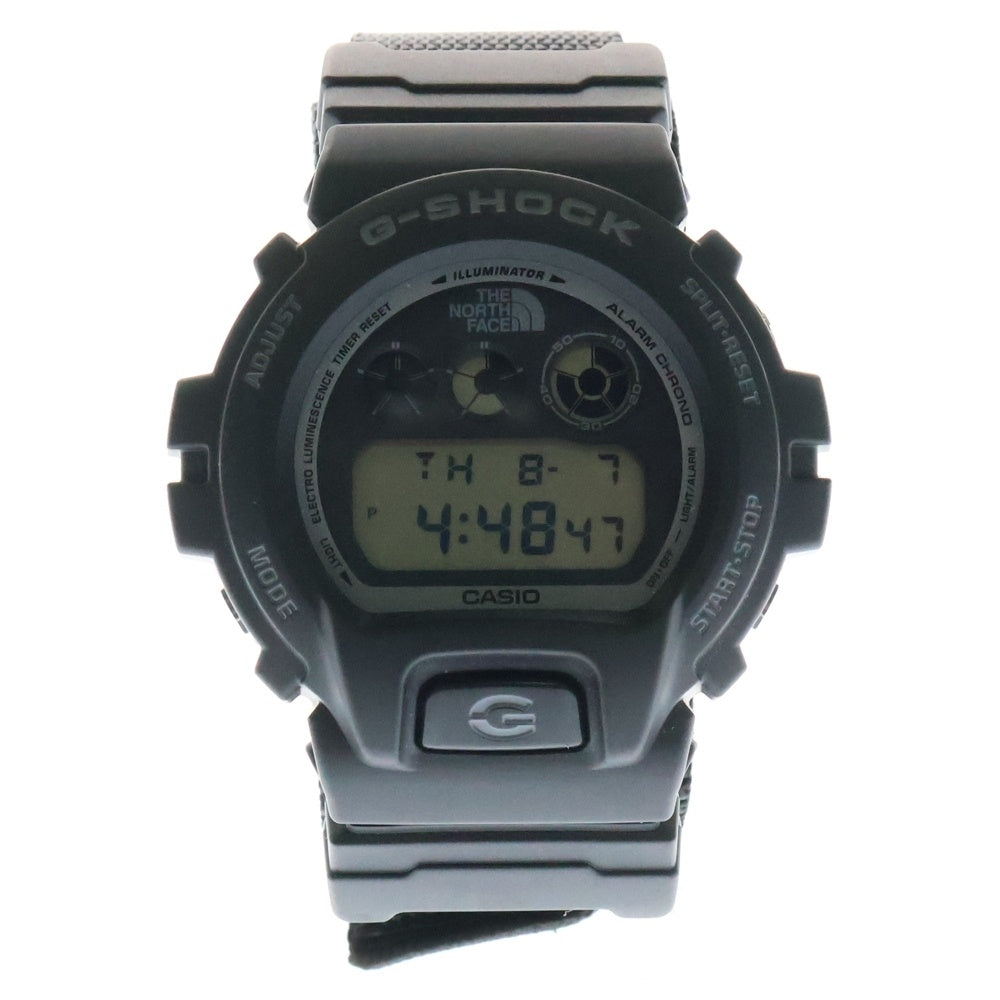 CASIO G-SHOCK(カシオ ジーショック) 22AW ×SUPREME/THE NORTH FACE シュプリーム/ザノースフェイスナイロンベルト デジタル 腕時計 NN322471 DW-6900NS