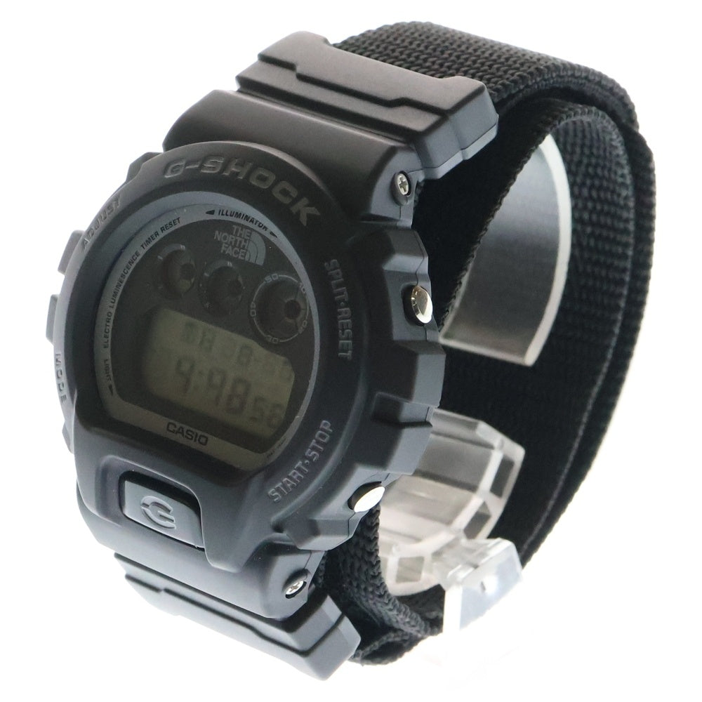 CASIO G-SHOCK(カシオ ジーショック) 22AW ×SUPREME/THE NORTH FACE シュプリーム/ザノースフェイスナイロンベルト デジタル 腕時計 NN322471 DW-6900NS