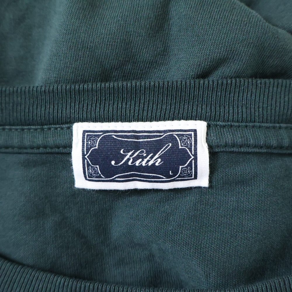 KITH(キス) 25SS VINTAGE LEONARD TEE ヴィンテージ レナードTシャツ 半袖クルーネックカットソー グリーン KHM033045