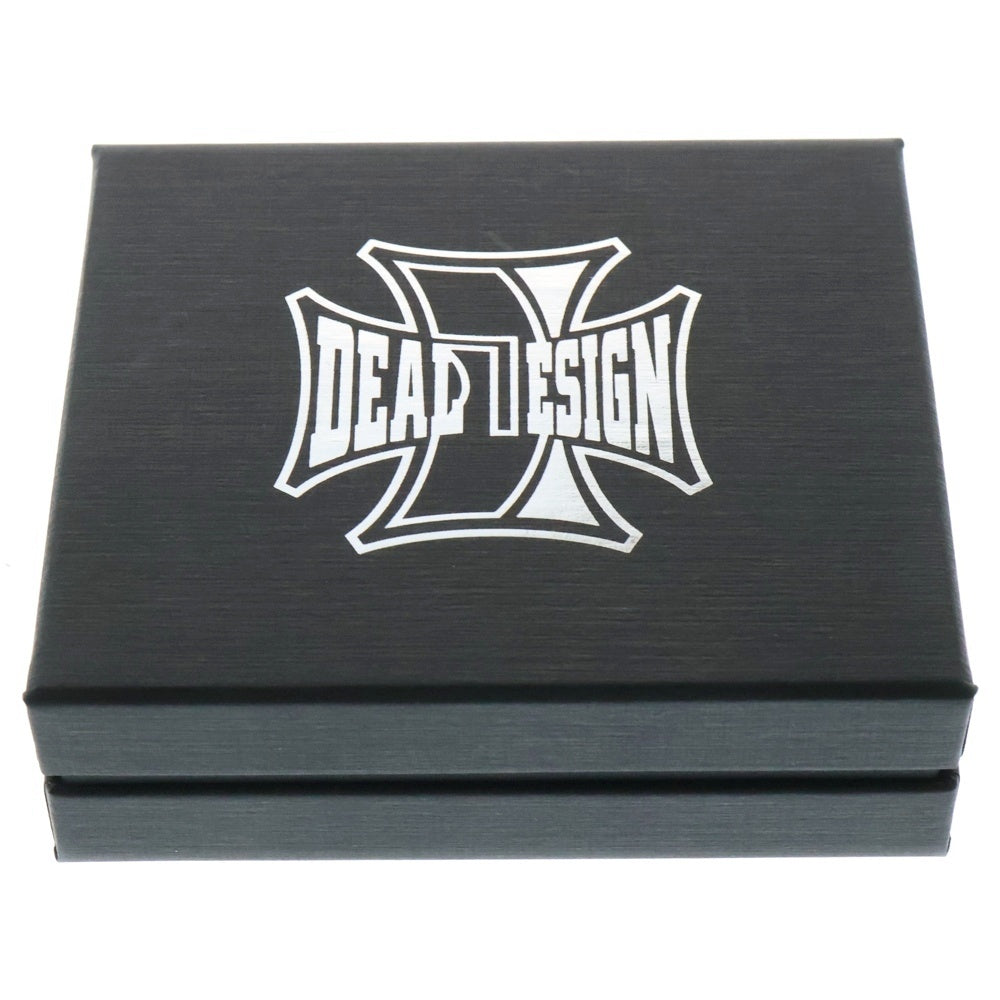 DEAL DESIGN(ディールデザイン) ローラーキーフォブ ベルトループ レザー ブラック/シルバー