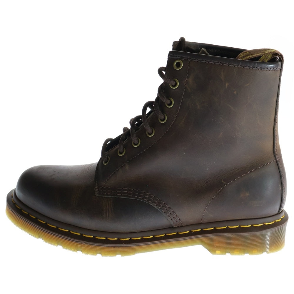 Dr.Martens(ドクターマーチン) 1460 8ホールブーツ ハイカットレザーシューズ ユーズド加工 ダークブラウン 11822203