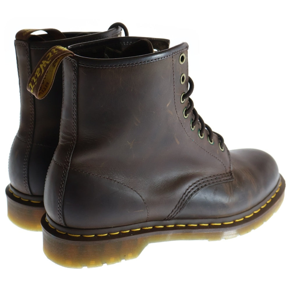 Dr.Martens(ドクターマーチン) 1460 8ホールブーツ ハイカットレザーシューズ ユーズド加工 ダークブラウン 11822203