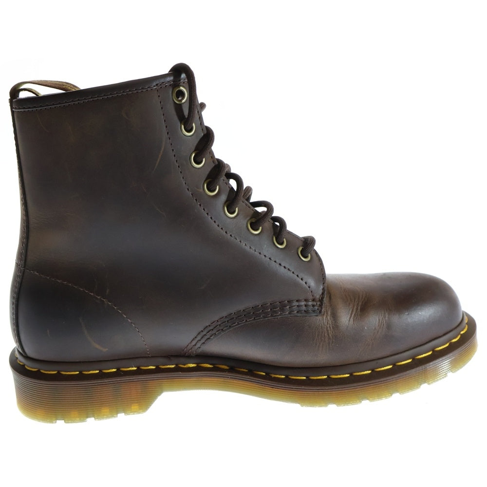 Dr.Martens(ドクターマーチン) 1460 8ホールブーツ ハイカットレザーシューズ ユーズド加工 ダークブラウン 11822203