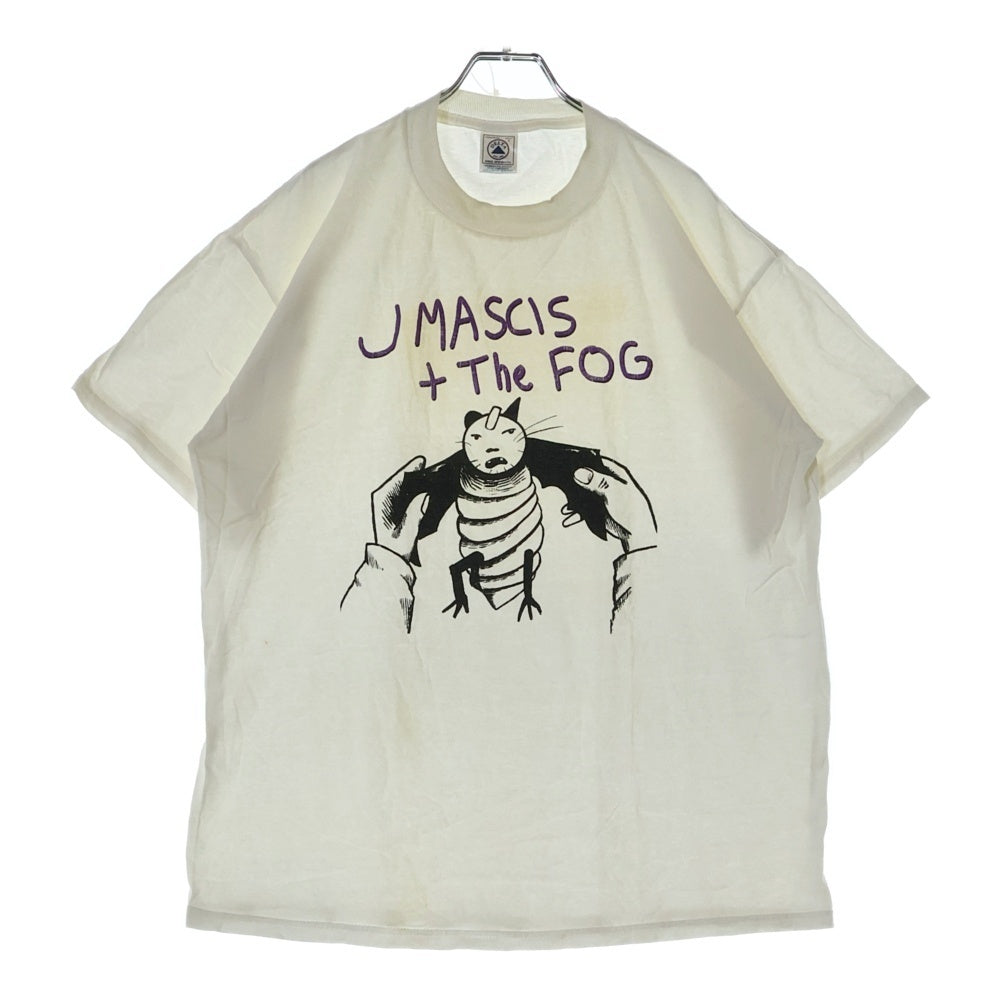 VINTAGE(ヴィンテージ) 00S J MASICS + THE FOG ジェー マスシス クルーネック カットソー 半袖Tシャツ ホワイト