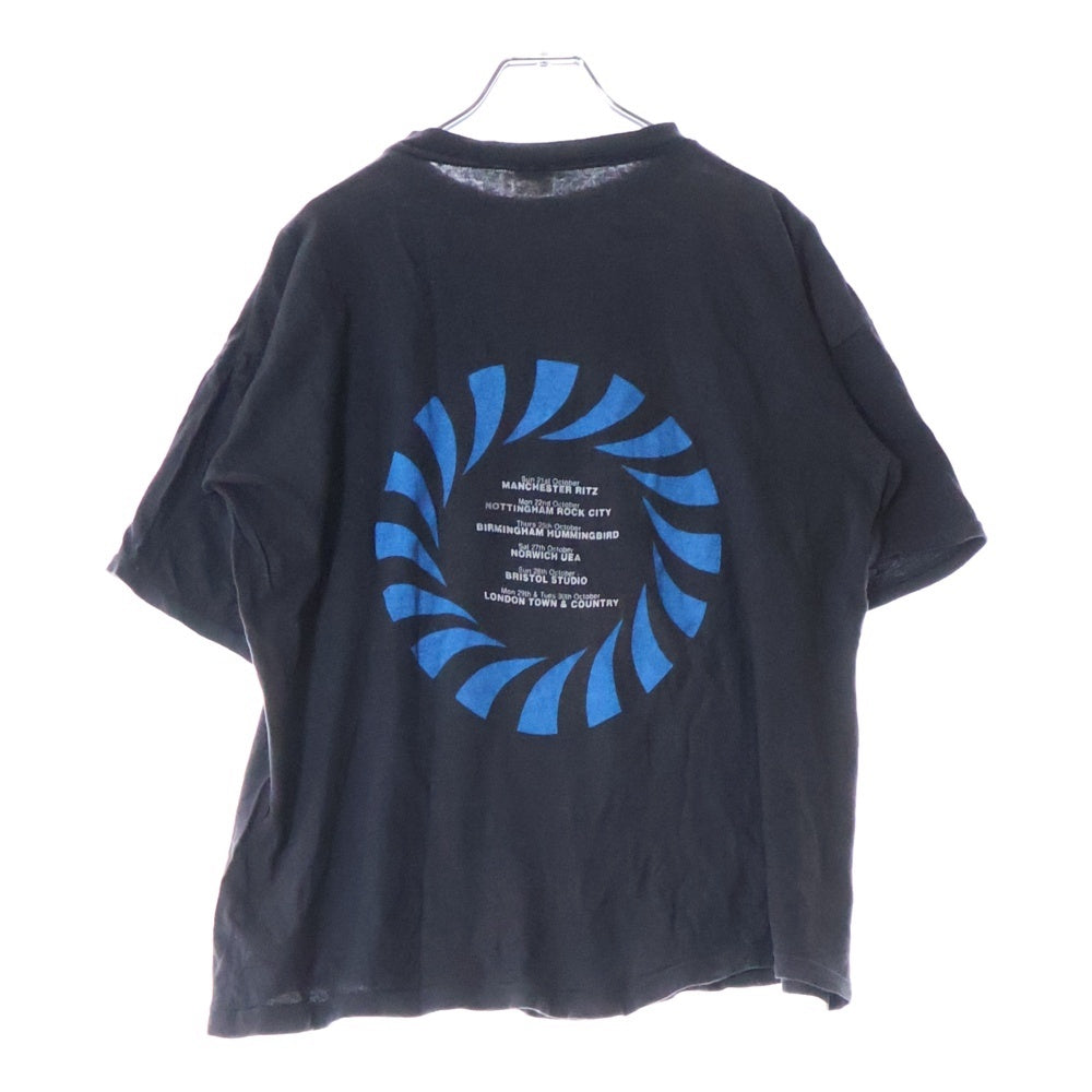 VINTAGE(ヴィンテージ) 90S JESUS JONES RIGHT HERE RIGHT NOW ジーザス ジョーンズ ライト ヒヤー ライト ナウ ツアー クルーネック 両面プリント 半袖 Tシャツ カットソー ブラック
