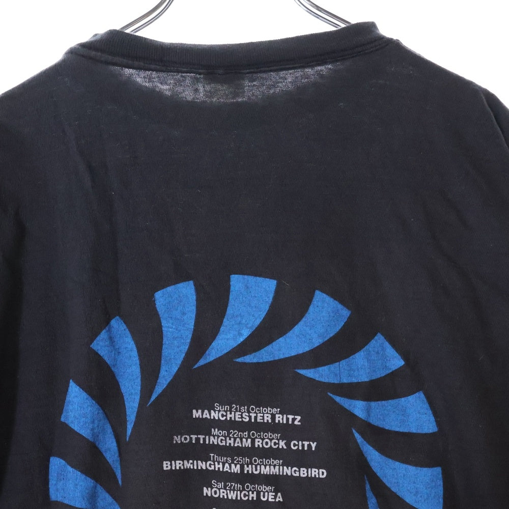 VINTAGE(ヴィンテージ) 90S JESUS JONES RIGHT HERE RIGHT NOW ジーザス ジョーンズ ライト ヒヤー ライト ナウ ツアー クルーネック 両面プリント 半袖 Tシャツ カットソー ブラック